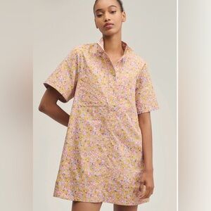 Anthropologie Maeve The Jeannie Short-Sleeve A-Line Mini Dress Small NWOT